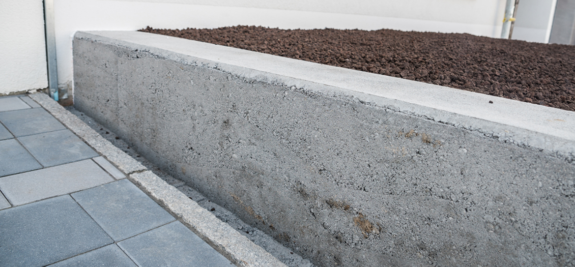 Stampfmauer Renaissance Einer Betonmauer